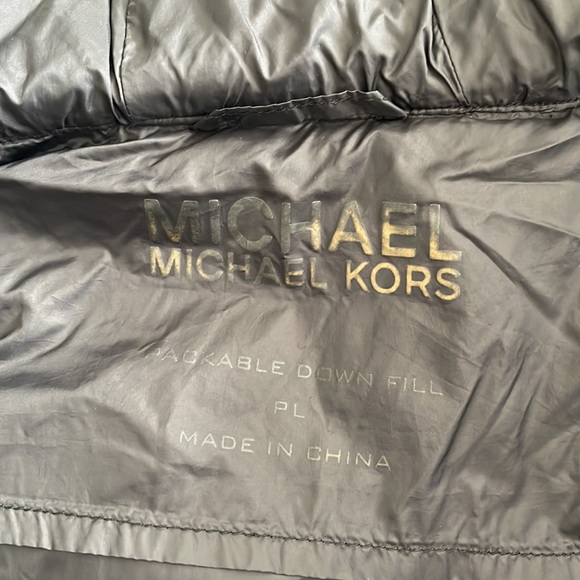 Michael Kors Black Puffer Zip Jacket - Picture 10 of 12